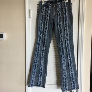Women’s AP Design Jeans USA Raw/Frayed Edge -SZ 12